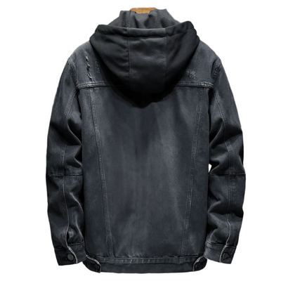 Men’s 2-in-1 Denim Jacket with Removable Inner Layer