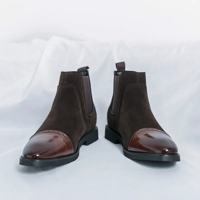 Umberto Basso Cap-Toe Chelsea Leather Boots