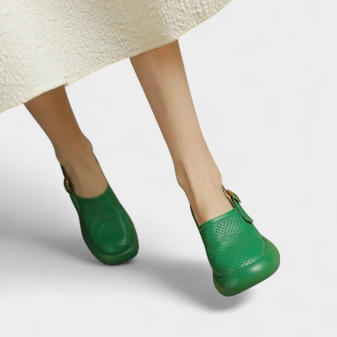 EVELYN | CHUNKY HEEL SLINGBACKS