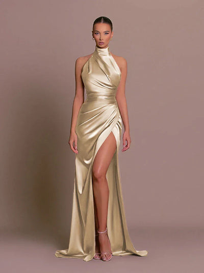 Livia | Sleek Slit Gown