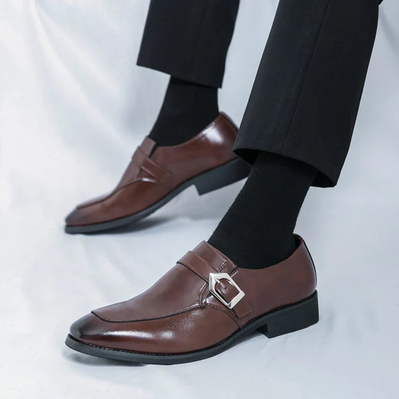 Sergio Titian Leather Loafers Shoes