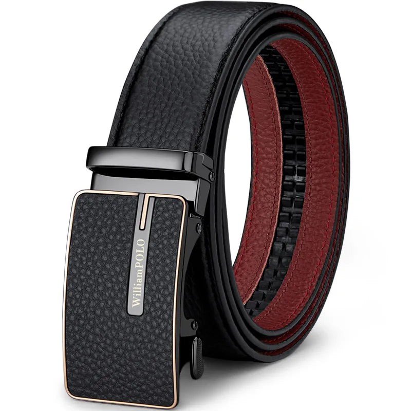 "William Polo" Premium Leather Belt