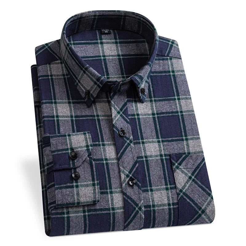 "Montana" Plaid Cotton Shirt