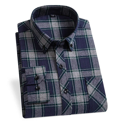 "Montana" Plaid Cotton Shirt