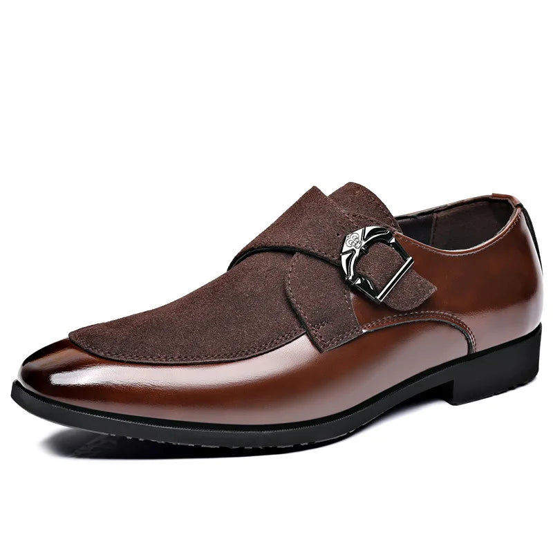 Hilma Klint Leather Monk Strap Shoes