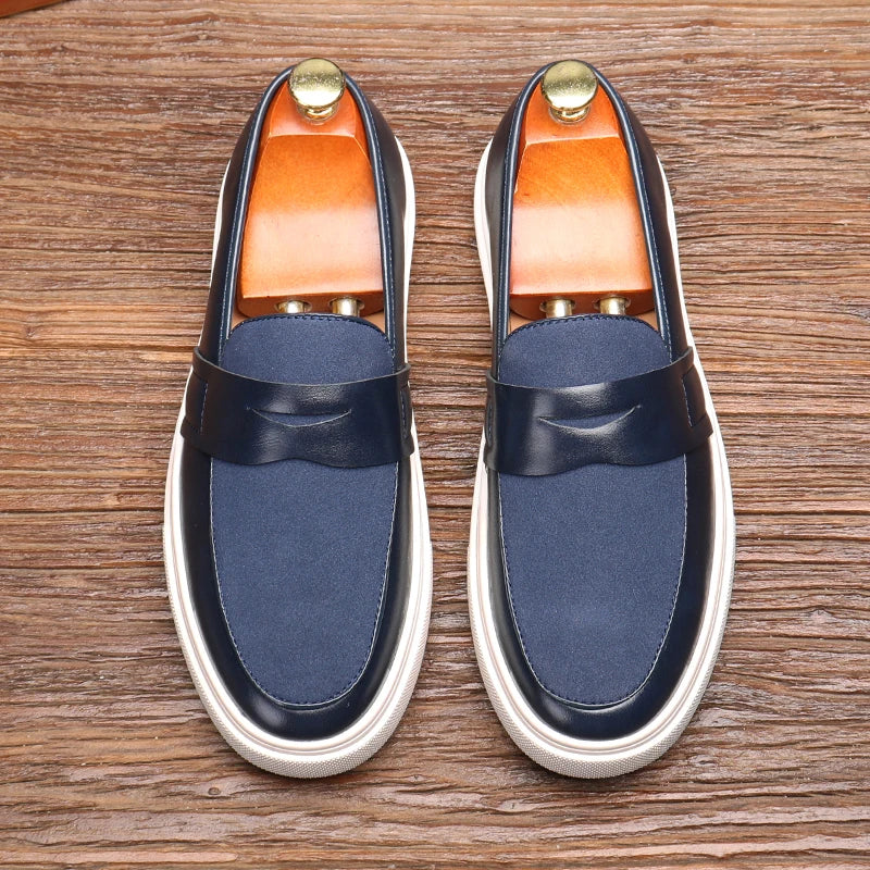 Paolo Neri Slip-on Leather Loafers