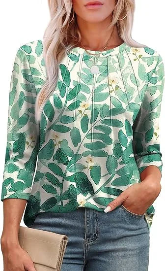 THE SERENYA | PLEATED BLOUSE