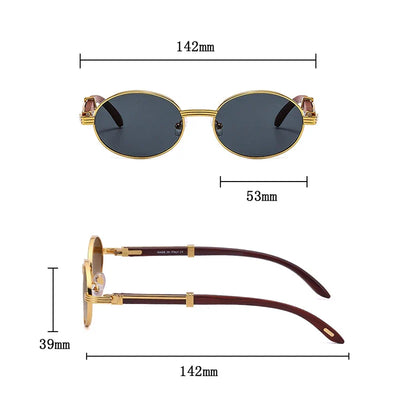 "Enzo" - Premium Oval Sunglasses by Cristian Moretti™