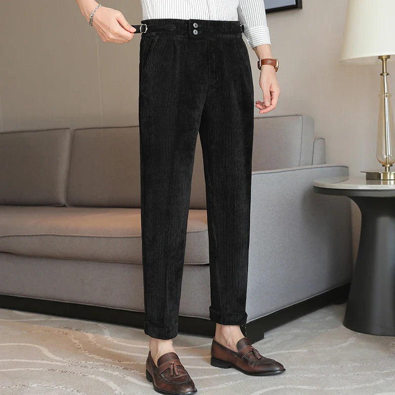 Christophe Marechal High Waist Casual Pants