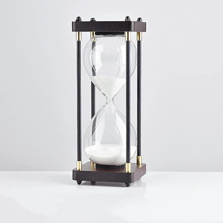"Tempo Eterno" Wooden Hourglass