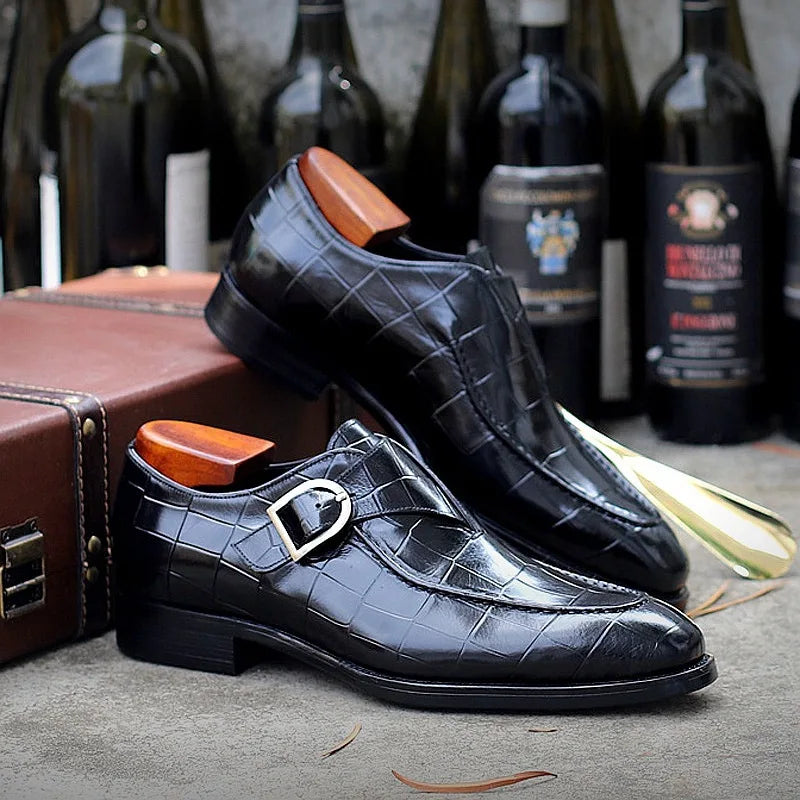 “Alessio” Leather Loafers