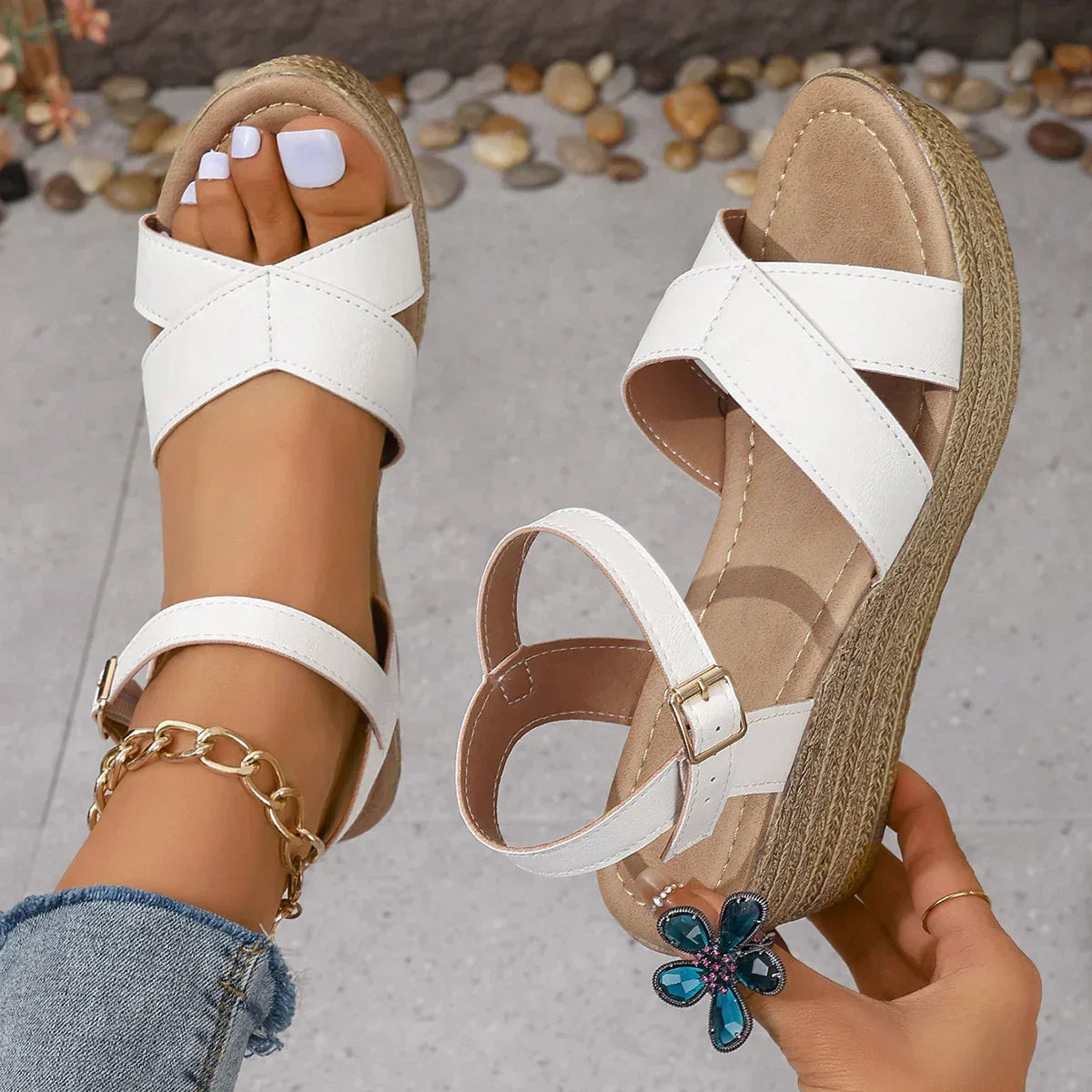 Sorietta™ | Elegant Wedge Sandals