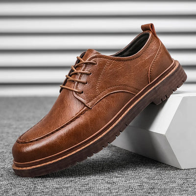 Grégoire Sestieri Brogue-Style Leather Sneakers