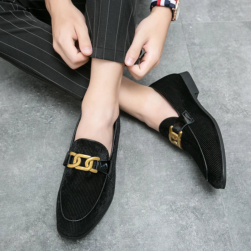 Étienne Leclerc Leather Vavlet Loafers