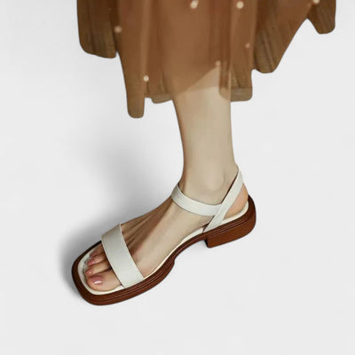 DEBORAH | COMFORT-STRAP FLAT SANDALS