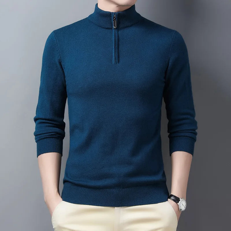 Giuliano Bugiardini Zipper Cashmere Sweater