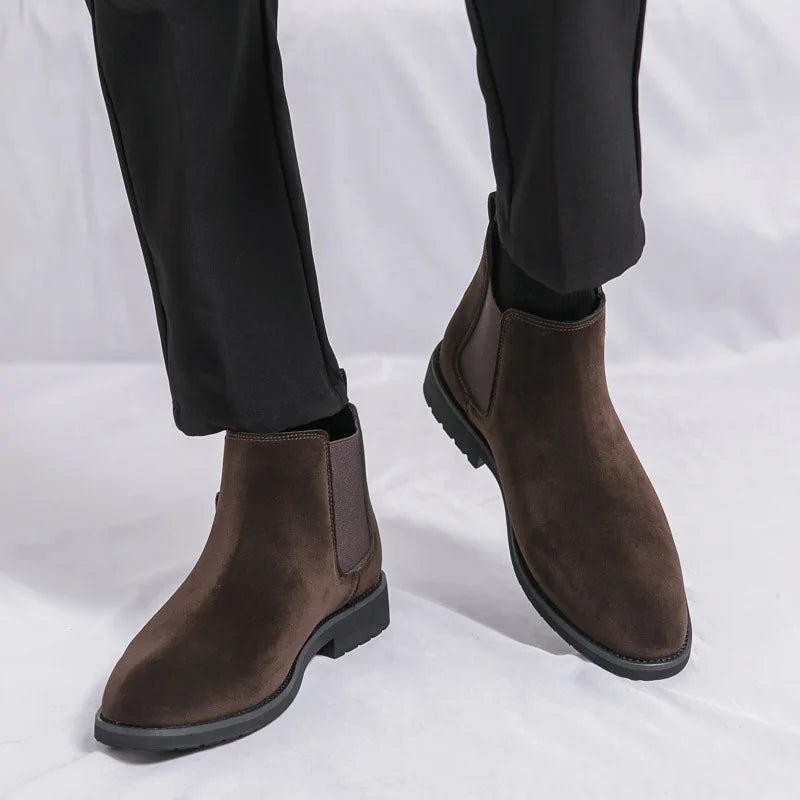 Sandro Giuliani Suede Ankle Boots
