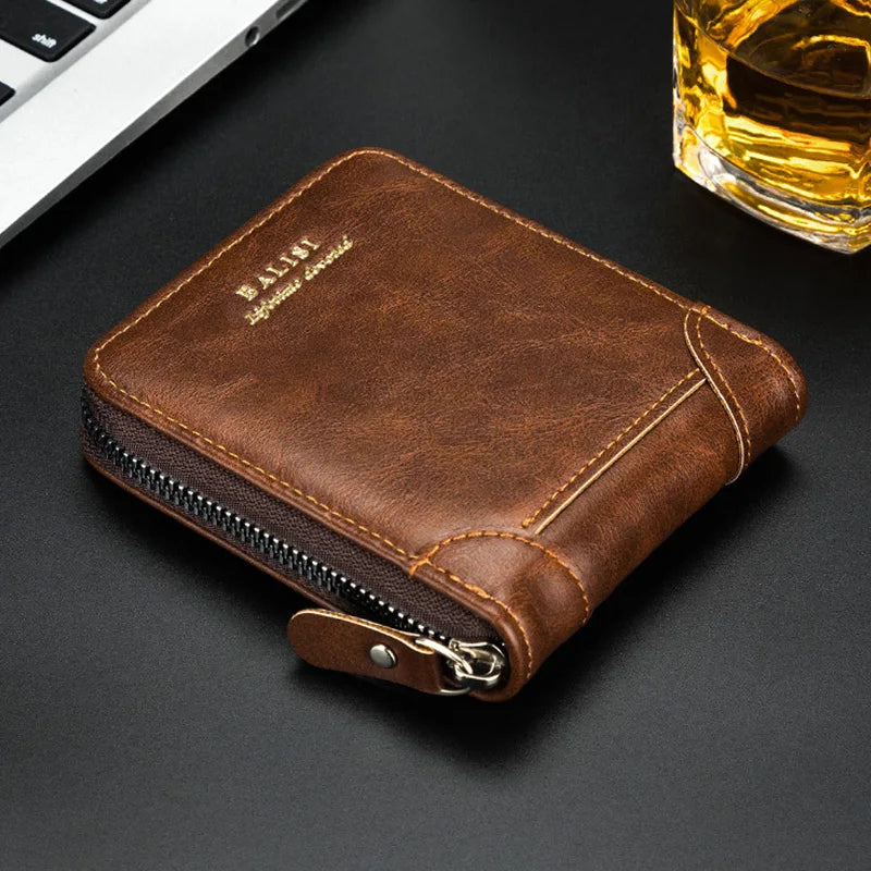 Vinthentic Vintage Leather Zip Wallet