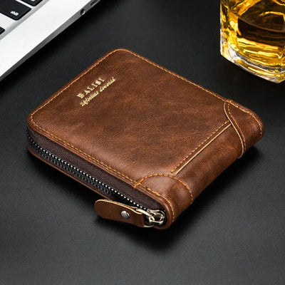 Vinthentic Vintage Leather Zip Wallet
