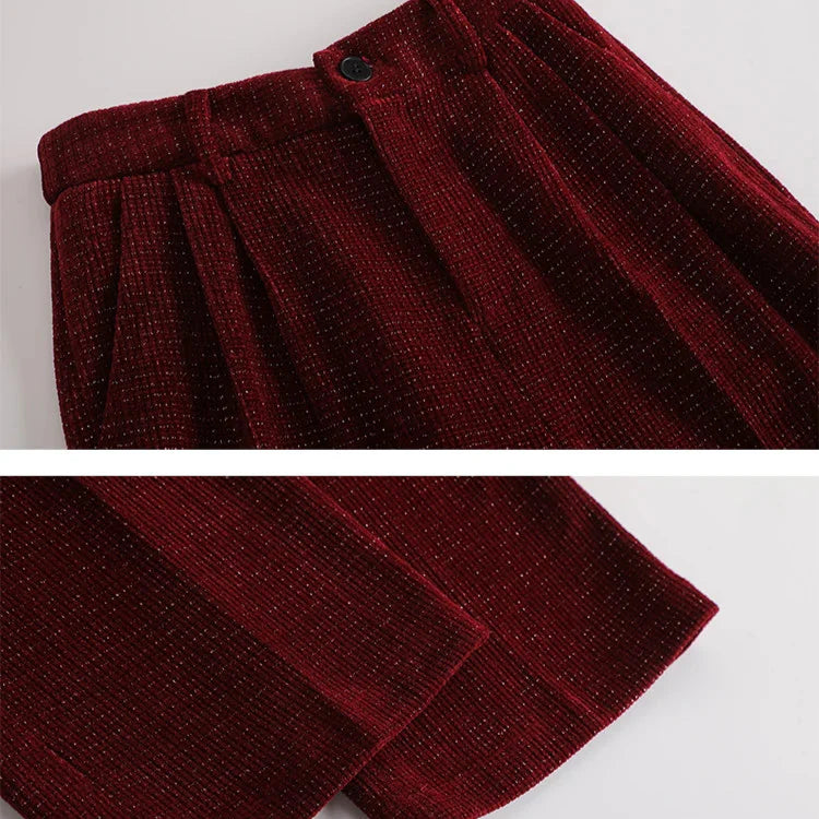 Cheri Corduroy Two-Piece Suit