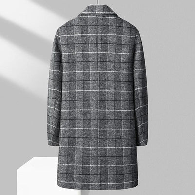 "Marco Salvatore" Wool Overcoat