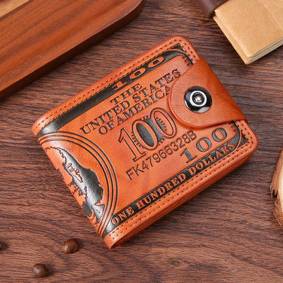 The 100 Dollar Note Leather Wallet