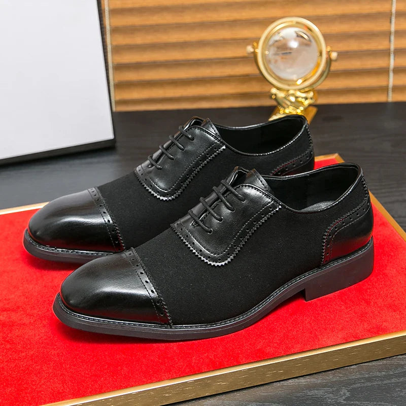 Luca Pellegrini Leather Oxford Brogues Shoes