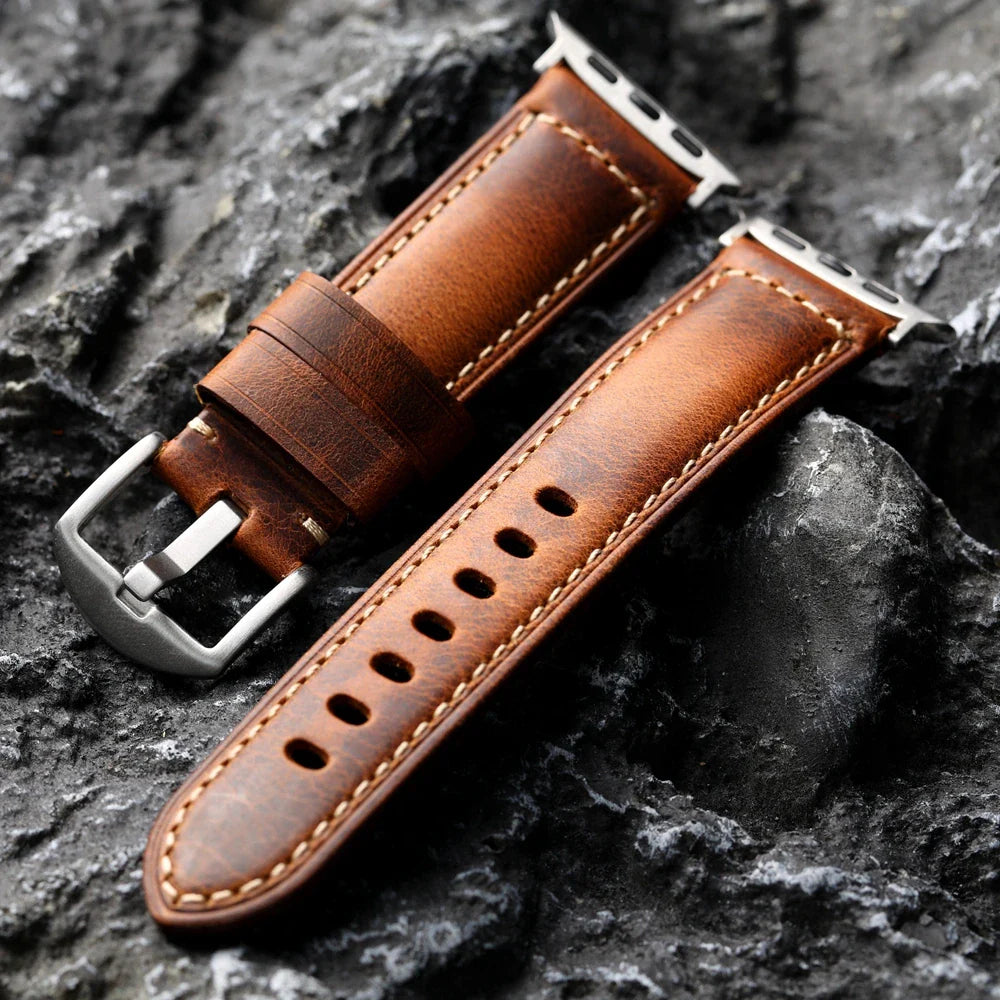 "Momento Perfetto" Vintage Leather Strap