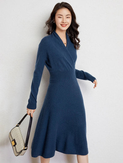 Matilda™ | Ultrasoft Cashmere Wrap Dress