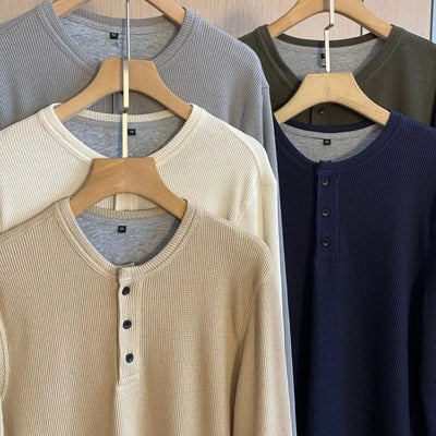 Vinthentic Signature Waffle Long Sleeve Shirt