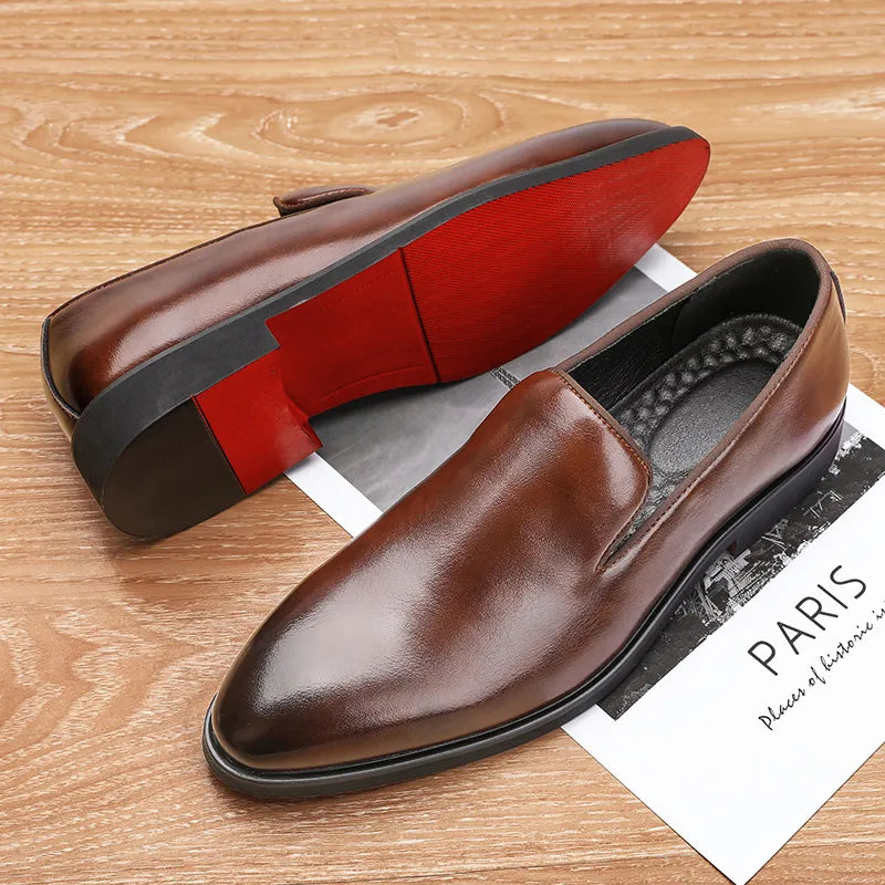Antoine François Genuine Leather Loafers