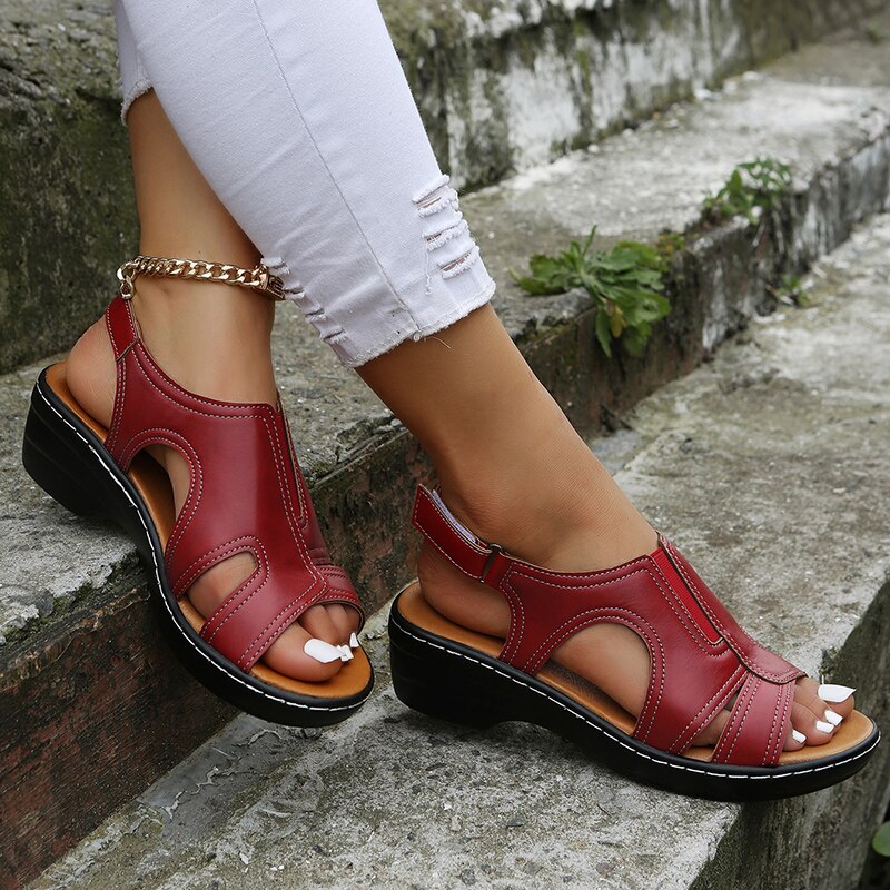 Jolie ~ Orthopedic Leather Sandals