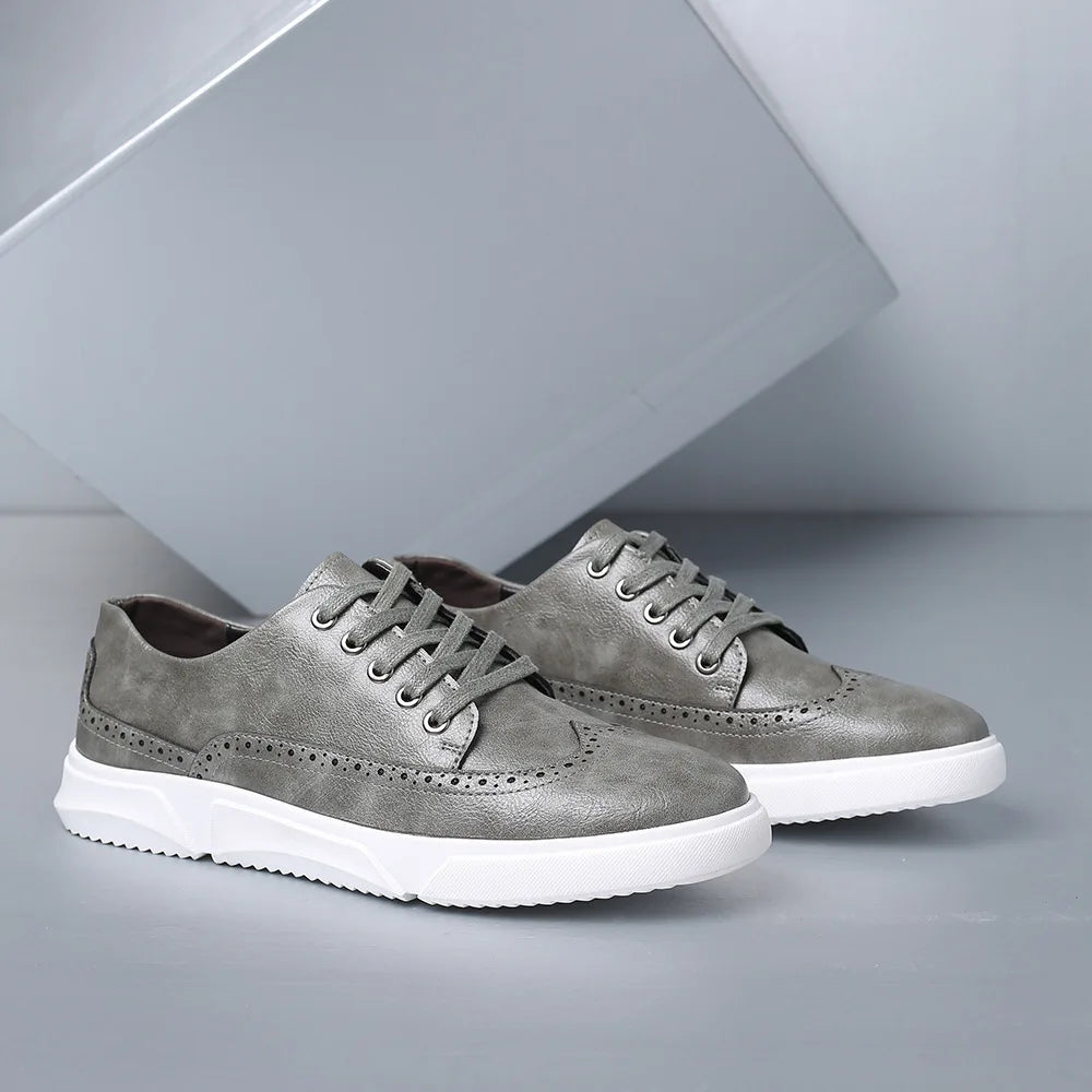 Corsa - Retro Leather Sneakers