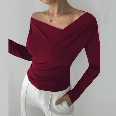 THE MARISELLE | DRAPED TOP