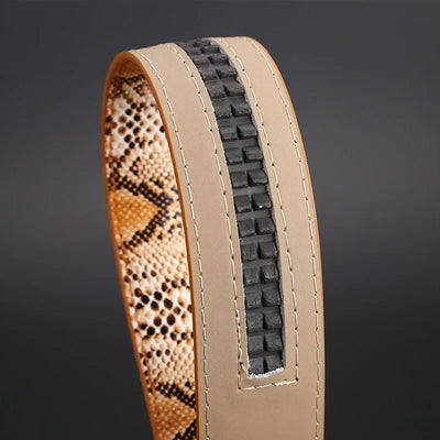 "Serpente" Cowhide Leather Belt