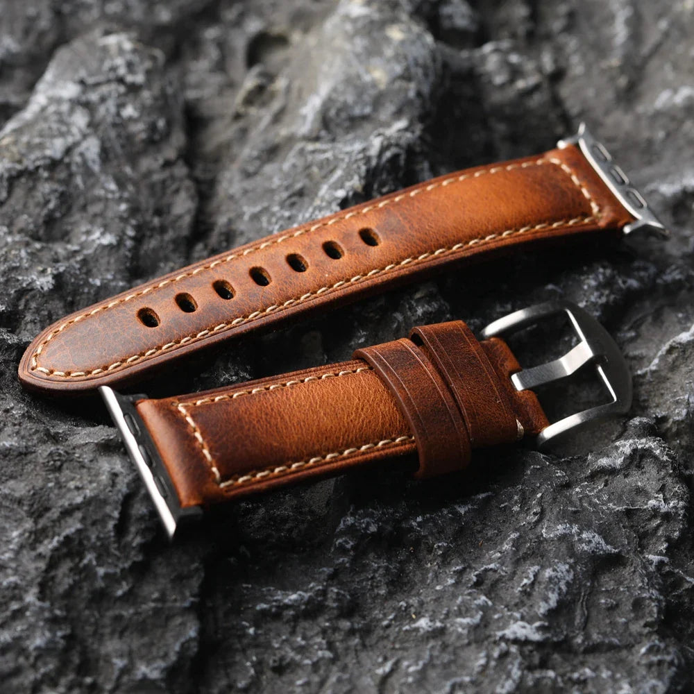"Momento Perfetto" Vintage Leather Strap
