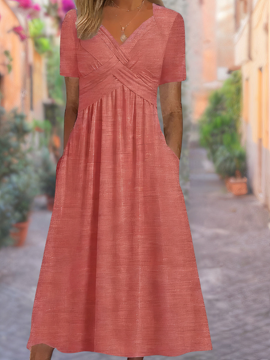 Amelia | Comfortable V-Neck Dress