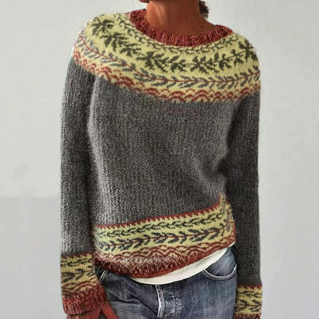 Olivia™ - Cozy Retro Knitted Sweater