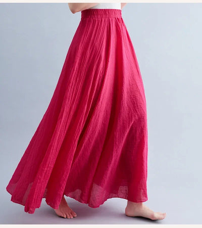 "Sunlit Breeze" Maxi Skirt