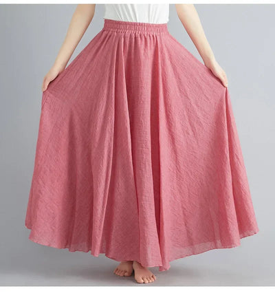 "Sunlit Breeze" Maxi Skirt