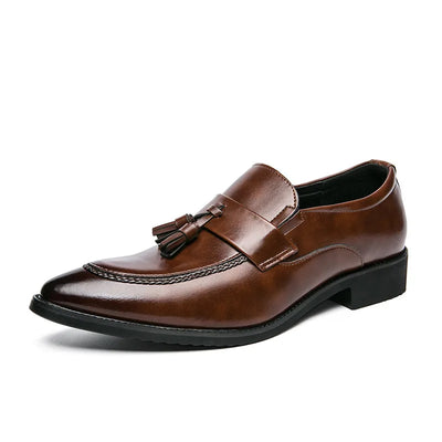 Giorgio Lanzetti Leather Tassel Loafers