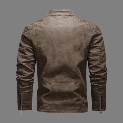 Matteo Vivaldi Leather Moto Jacket