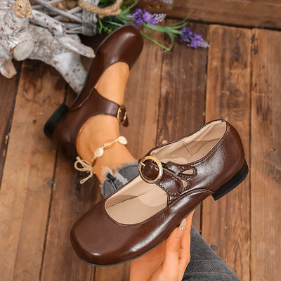 Avery™ - Elegant Round Toe Retro Shoes