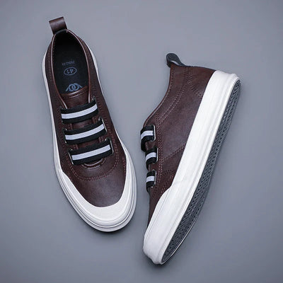 Eli Marozzi Slip-on Leather Sneakers