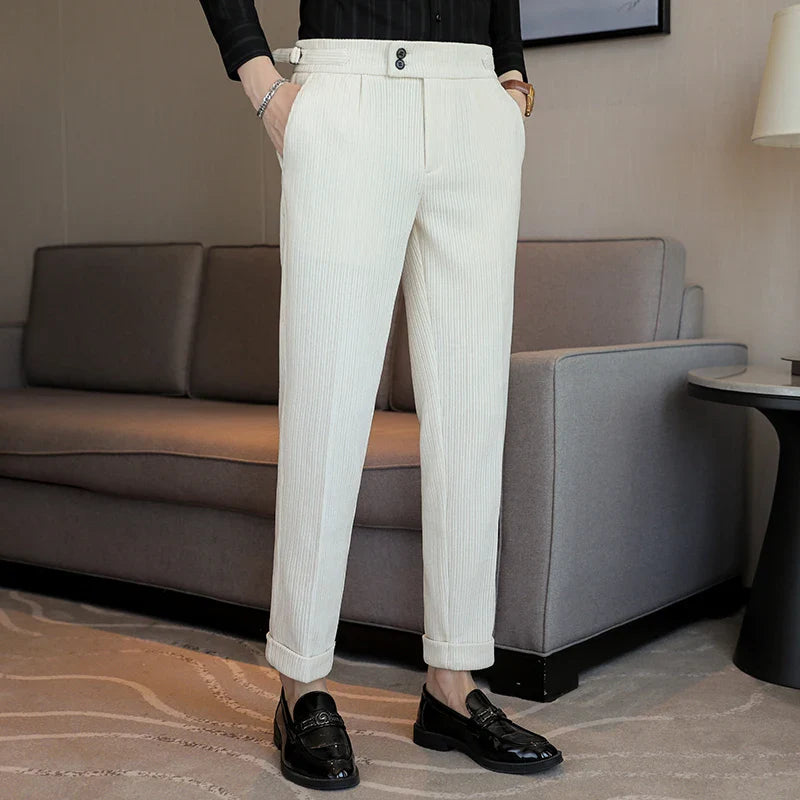 Christophe Marechal High Waist Casual Pants