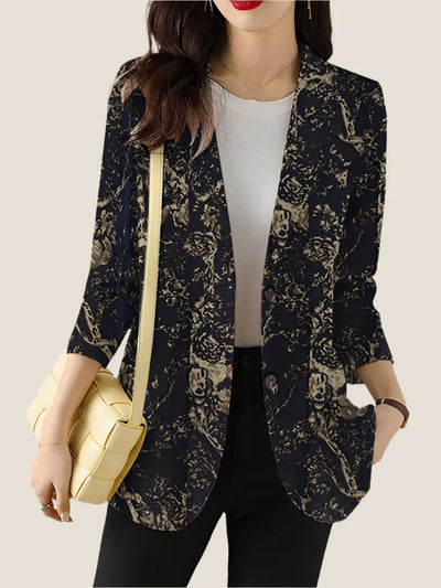 Zoe™ - Chic Floral Printed Blazer