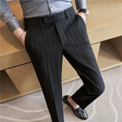 Enzo Palladino Slim Business Casual Pants