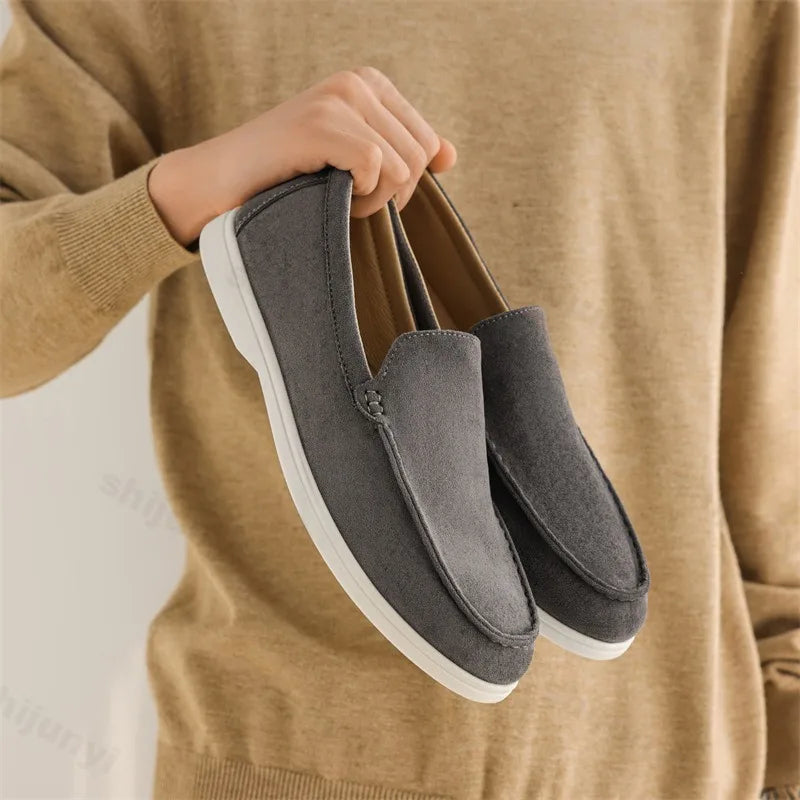 Dante Lucarello Casual Suede Slip-On Loafers