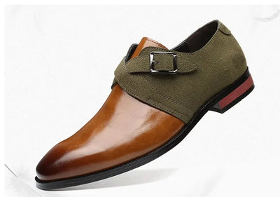 "Giorgi" Dual-Tone Monk Shoes