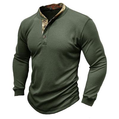 Vinthentic Terry Long Sleeve Henly Shirt
